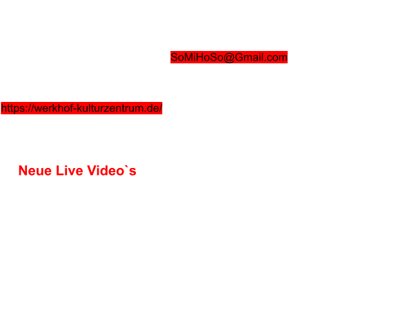 08.02.2025 Bricklayers-Choice: Gig for Friends 2025. Am 08.02.2024 in der Schützenhalle Westönnen Werl.  Eintrittskarten gibt es über E-Mail: SoMiHoSo@Gmail.com 12.04.2025 Bricklayers-Choice im Werkhof Hohenlimburg. Eintrittskarten auf der Website:   https://werkhof-kulturzentrum.de/ Weitere Termine folgen   •	Neue Live Video`s: 